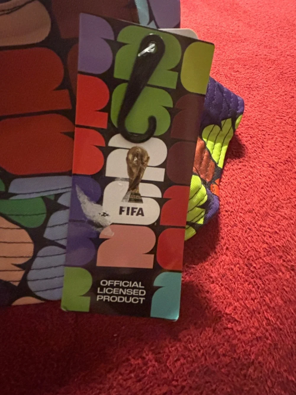 FIFA Multicolor Pattern Bucket Hat NWT Rare